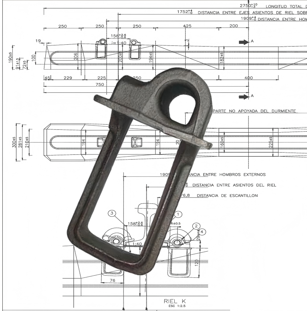 New type Rail Shoulders Now in Mass Production! LTRF Adds a New Ductile Iron Rail Shoulders for Rail Fasteners